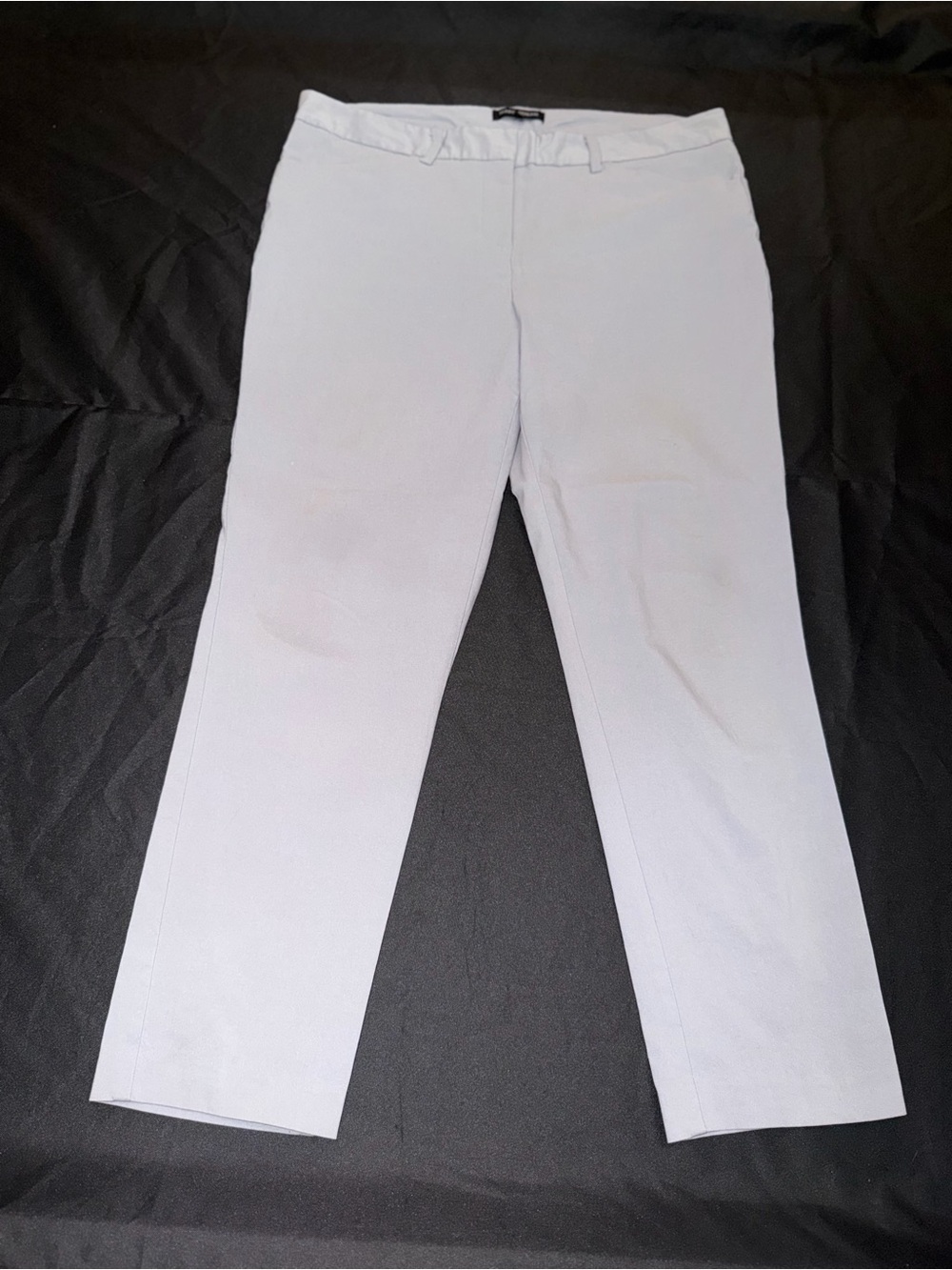 Mario Serrani Men's Light Gray Slim Chinos